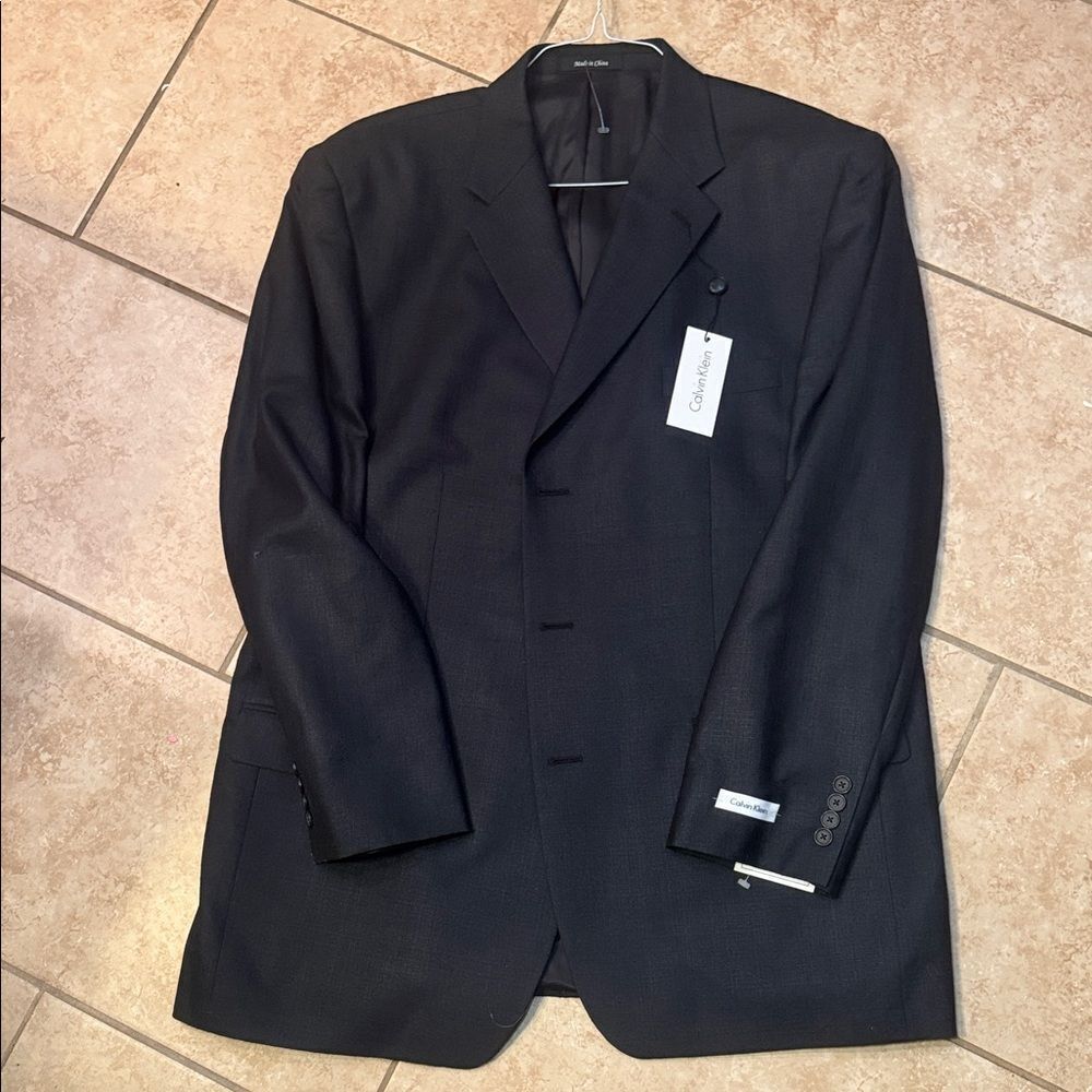 Calvin Klein Men's Charcoal Blazer